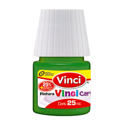 DIXON - Pintura Cartel Vinci 25 ml Verde Amarillento #62 Caja c/10 piezas