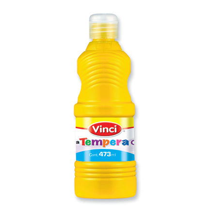 DIXON - Pintura tempera vinci 473 ml amarillo limón