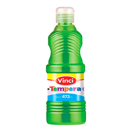 DIXON - Pintura tempera vinci 473 ml verde fluorescente