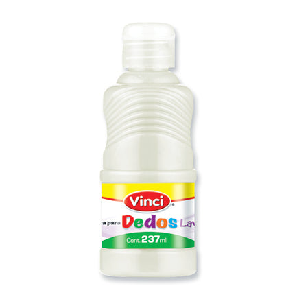 DIXON - Pintura para dedos lavable vinci 237 ml blanco