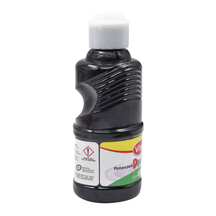 DIXON - Pintura para dedos lavable vinci 237 ml negro