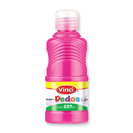 DIXON - Pintura para dedos lavable vinci 237 ml magenta