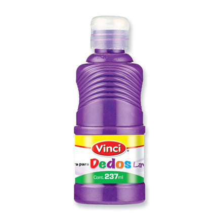 DIXON - Pintura para dedos lavable vinci 237 ml violeta