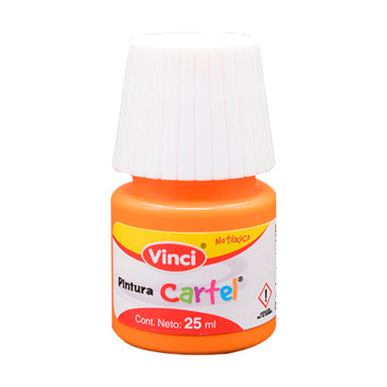 DIXON - Pintura cartel vinci 25 ml amarillo medio - 51 caja c/10 piezas