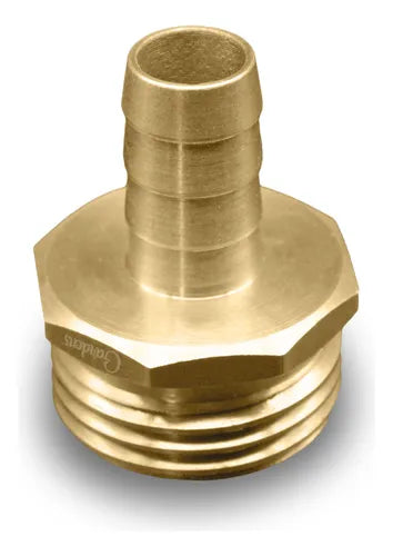Conector macho latón ½”