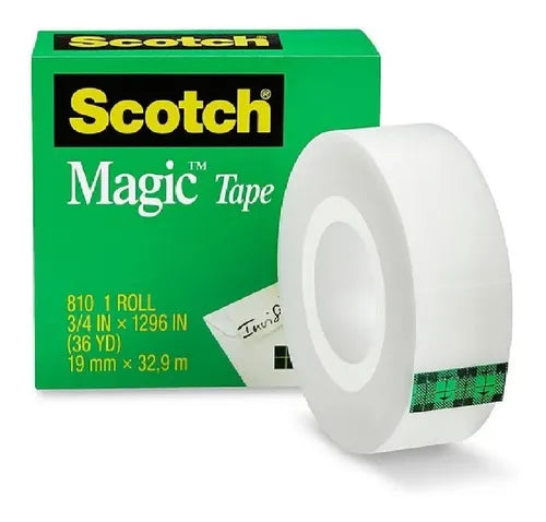 3M - Cinta Mágica 3M Scotch 19mmx33m 1 Pieza