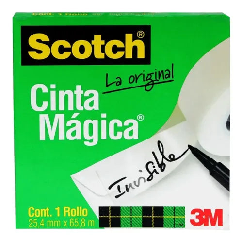 3M - Cinta Magica 3M Adhesiva 810 18X65 Pza