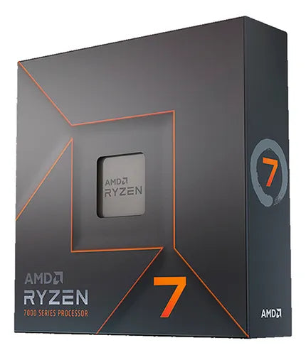 AMD - Procesador AMD Ryzen 7 7700X 4.5GHz 32MB 105W S AM5 Octa Core con Gráficos sin Disipador 100-100000591WOF