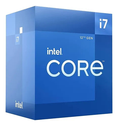 INTEL - Procesador Intel Core i7 12700 3.6GHz 25MB 65W S 1700 Dodeca Core 12th Gen con Gráficos con Disipador BX8071512700