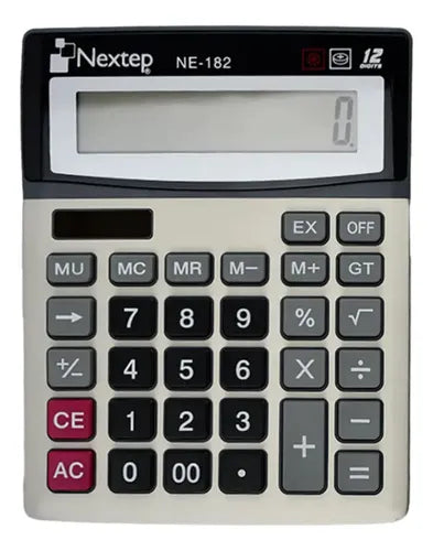 NEXTEP SOLUCIONES - Bundle Calculadora Nextep 12 Digitos Escritorio Solar/Bateria  CONT. 2 PIEZAS