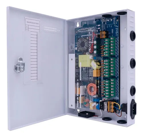 EPCOM POWERLINE - Fuente de alimentación Grado Industrial de 11 a 15 Vcc de 18 canales, 20 Amper