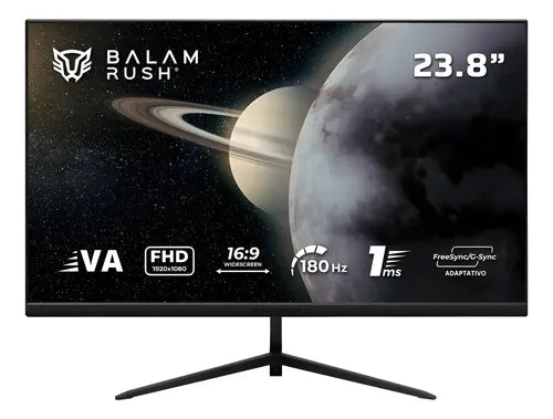 BALAM RUSH - Monitor Gamer Balam Rush Plano 23.8 VA/Titan MTG24Y/FHD/Legend Negro