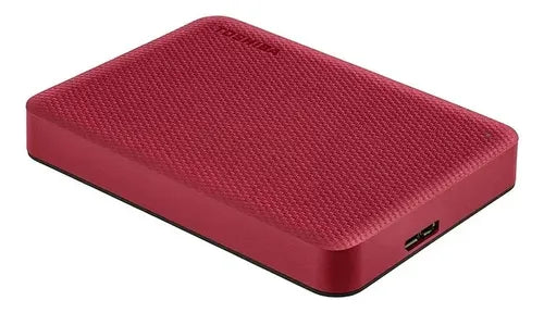 TOSHIBA - Disco Duro Externo Toshiba Canvio Advance V10 4TB 2.5" USB 3.2 Gen 1 Color Rojo para Windows/Mac