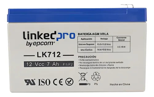 LINKEDPRO BY EPCOM - Batería de respaldo para sistema de control de acceso