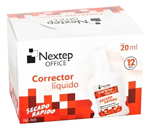 NEXTEP SOLUCIONES - Bundle Corrector Liquido Nextep Botella 20Ml C/12 Cont. 1 Pieza
