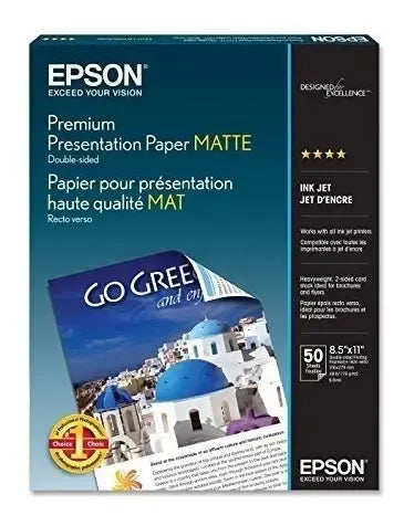EPSON - Papel Epson Doble Cara Carta Fotogrfico C/50