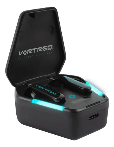 PERFECT CHOICE - Audífonos Gaming Vortred WAR Inalámbricos TWS Bluetooth Color Negro