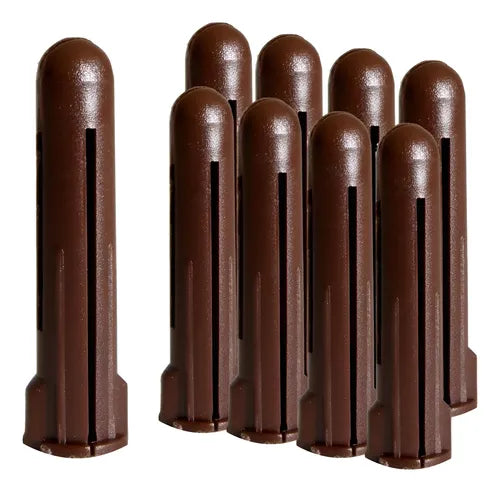 THORSMAN - Taquete cafe 5/16" para tornillo 10mm x 1 3/4" (100pzs) (1104-04100)