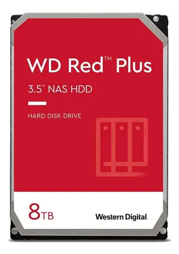 WESTERN DIGITAL - Disco Duro WD 3.5 8TB (WD80EFPX) Red 5400 RPM 256MB SATA3