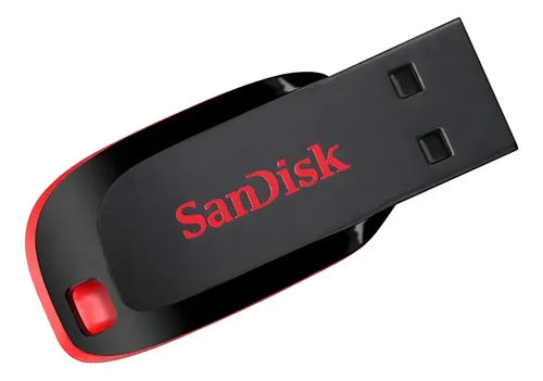 SANDISK - Memoria USB SanDisk Flash Cruzer Blade 64GB USB 2.0 Color Negro SDCZ50-064G-B35