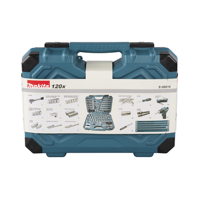 MAKITA - Juego de Herramientas manuales con 120 piezas