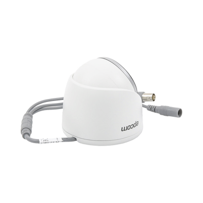 EPCOM PROFESSIONAL - [ColorVu] Turret TURBOHD 3K (5 Megapixel) / Lente 2.8 mm / Micrófono Integrado / Imagen a Color 24/7 / 20 mts Luz Blanca / Exterior IP67 / dWDR / 4 Tecnologías