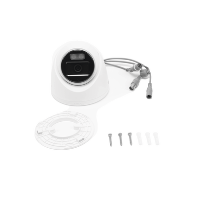 EPCOM PROFESSIONAL - Turret TURBOHD 3K (5 Megapixel) / Lente 3.6 mm / Micrófono Integrado / Imagen a Color 24/7 (ColorVu) / 40 mts Luz Blanca / Exterior IP67 / dWDR / 4 Tecnologías