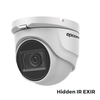 EPCOM PROFESSIONAL - Eyeball TURBOHD 4K (8Megapixeles) / Gran Angular 102º / Lente 2.8 mm / Exterior IP67/ IR EXIR 30 mts / dWDR / TVI-AHD-CVI-CVBS