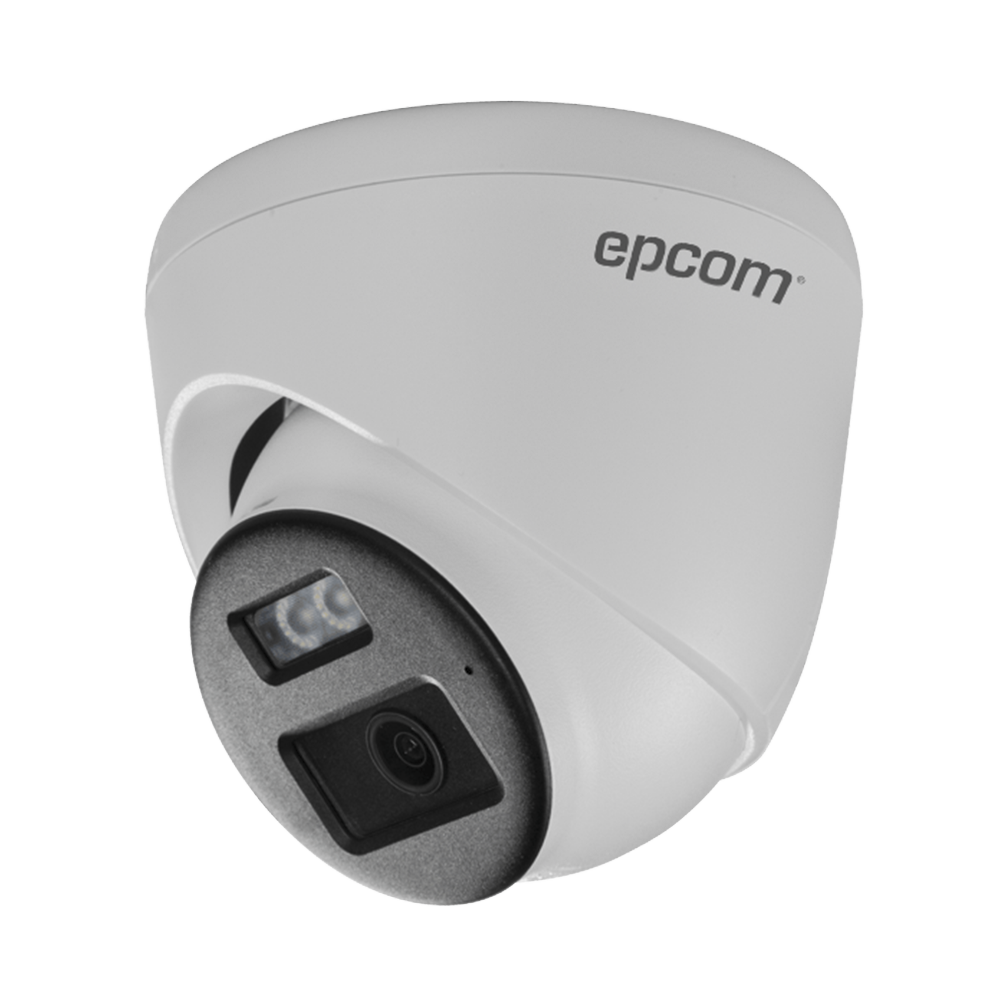 EPCOM PROFESSIONAL - [Audio Bidireccional + Dual Light + ColorVu] Bala TURBOHD 4K (8 Megapixel) / Lente 2.8 mm / 30 mts IR EXIR + 20 mts Luz Blanca / Micrófono y Bocina Integrado / Exterior IP67 / Metal / dWDR