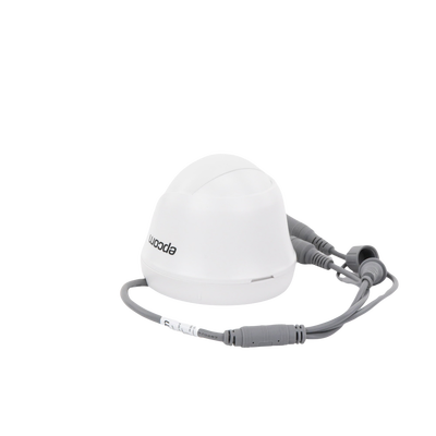 EPCOM PROFESSIONAL - Turret TURBOHD 5 Megapíxel / 85° de Visión / Lente 2.8 mm / Interior / IR EXIR 20 mts / TVI-AHD-CVI-CVBS / Policarbonato