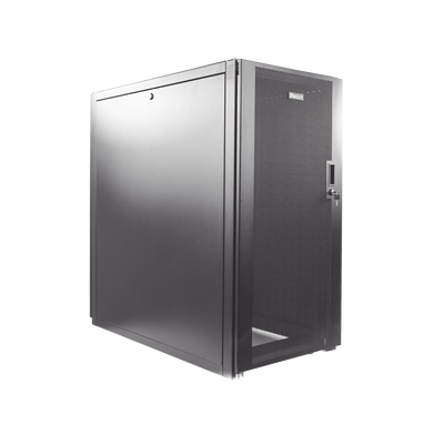 PANDUIT - Gabinete Profesional de Telecomunicaciones, de Piso, 24 UR, 600 mm de Ancho y 1070 mm de Profundidad, Color Negro