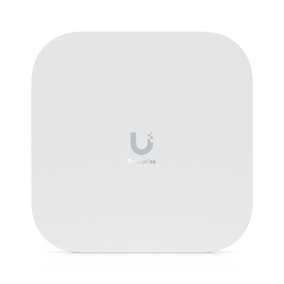 UBIQUITI - UniFi Enterprise Access Point E7, WiFi 7, 2.4/5/6GHz, 10 Cadenas Espaciales, Analizador Espectral en Tiempo Real, Hasta 1000 Dispositivos, (1) Puerto 10G RJ45 y (1) Puerto 1G RJ45 para Alta Disponibilidad de Energía y Datos
