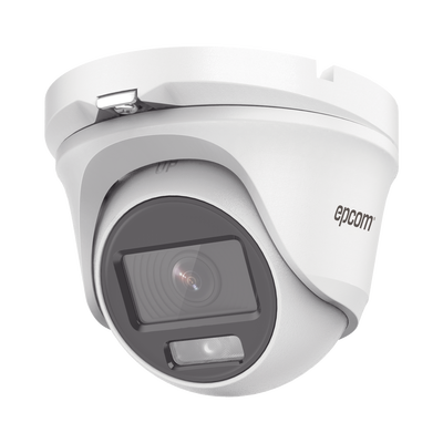 EPCOM PROFESSIONAL - [ColorVu] Eyeball TURBOHD 2 Megapíxel (1080p) / Lente 2.8 mm / Microfono Integrado / Imagen a Color 24/7 / METAL / Luz Blanca 20 mts / Exterior IP66 / TVI-AHD-CVI-CVBS / dWDR