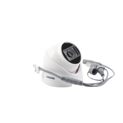 EPCOM PROFESSIONAL - AUDIO POR COAXITRON / Domo TURBOHD 2 Megapixel (1080p) / Gran Angular 106° / Lente 2.8 mm / 20 mts IR EXIR / Interior / 4 Tecnologías / dWDR