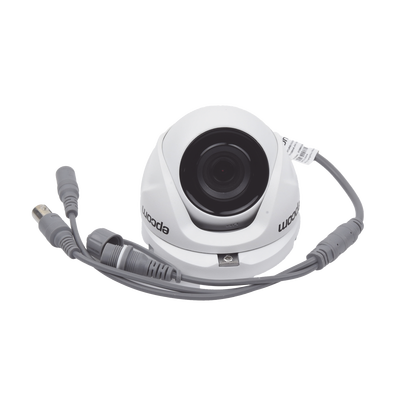 EPCOM PROFESSIONAL - Turret TURBOHD 2 Megapixel (1080p) / METÁLICA / Gran Angular 103° / Lente 2.8 mm / IR EXIR 20 Mts / Exterior IP66 / TVI-AHD-CVI-CVBS / dWDR