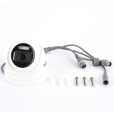EPCOM PROFESSIONAL - Turret TURBOHD 2 Megapíxel (1080p) / Imagen a color 24/7 / Lente 2.8 mm / Policarbonato / Luz Blanca 20 mts / Interior / Microfono Integrado / TVI-AHD-CVI-CVBS / dWDR