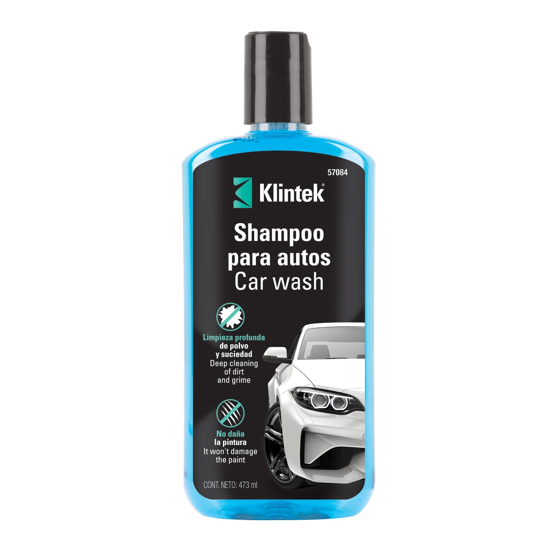 Shampoo para auto, 473 ml, KLINTEK