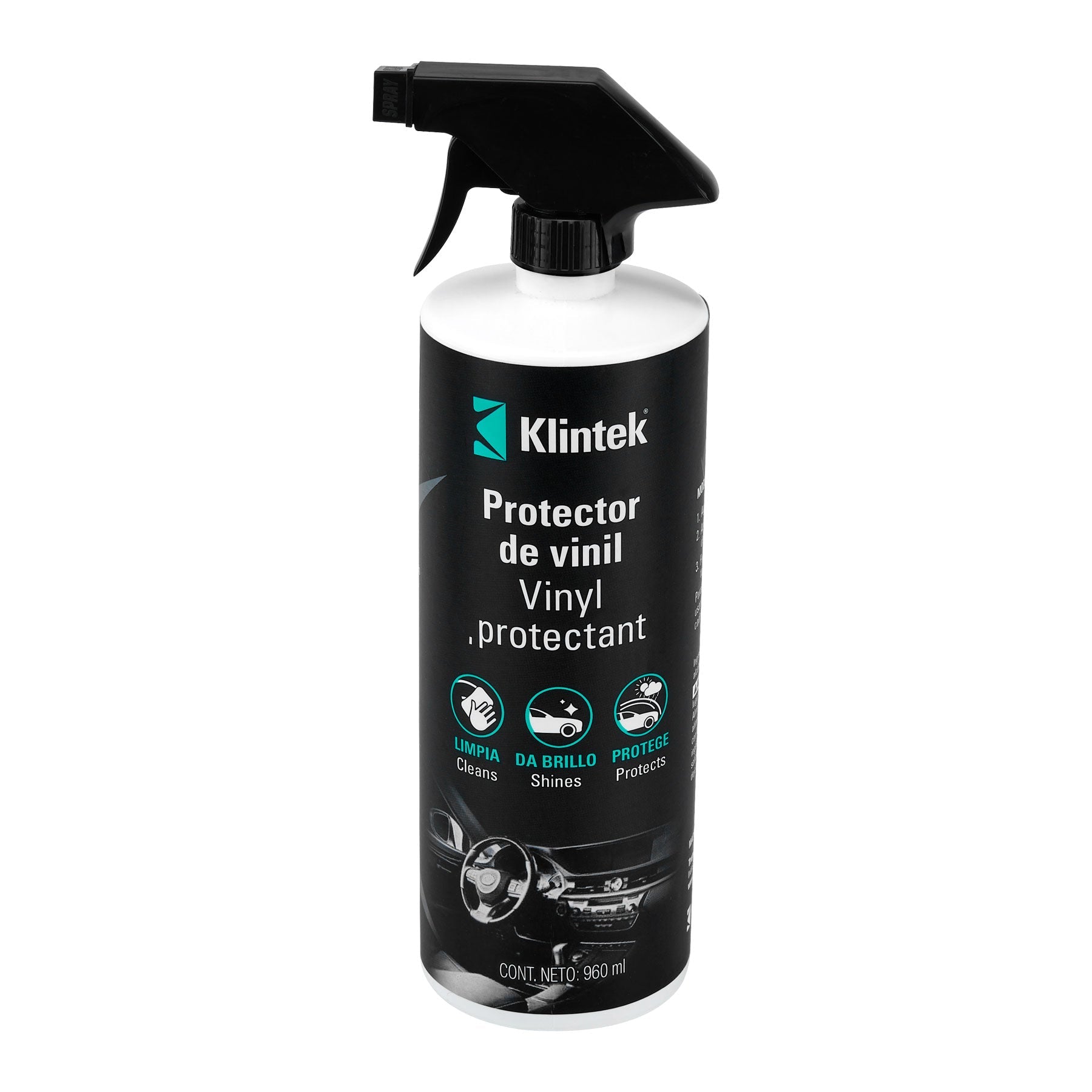 Liquido protector de vinil, 960 ml, KLINTEK