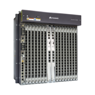 HUAWEI - OLT GPON OptiXAccess Carrier Class con 1 tarjeta de 16 puertos GPON, 15 ranuras, 2 Fuentes de alimentación DC, 11 UR