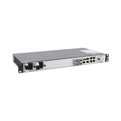 HUAWEI - OLT GPON OptiXAccess 4 Puertos con Módulos C+, 4 Puertos Uplink (10GE/GE), Hasta 256 ONTs, 2 Fuentes de Alimentación AC, 1 UR