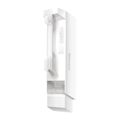TP-LINK - KIT de Enalce Inalámbrico Omada para Exterior / Frecuencia de 5GHz / Emparejamiento Automático / 3 puertos Gigabit / PoE Pasivo 24 Vcc o 802.3 PoEaf / Antena Direccional de 7 dBi MIMO 2x2 / Adminsitración Remota Mediante Omada