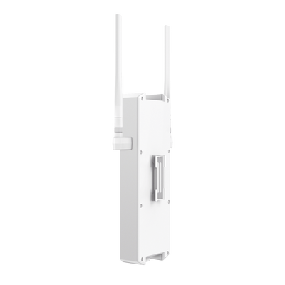 TP-LINK - Punto de Acceso Omada Exterior / Wi-Fi 6 AX1800 MU-MIMO 2x2 / Mesh Omada / Alta Densidad de Usuarios / Carcasa Resistente IP67 / Configuración por Controlador o Stand-Alone / Para Montaje en Mástil/ Pared / Alimentación PoE+
