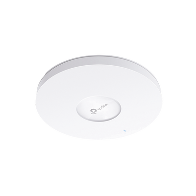 TP-LINK - Punto de Acceso Omada / Wi-Fi 6 AX3000 MU-MIMO 4x4 / Mesh Omada / Alta Densidad de Usuarios / Configuración por Controlador o Stand-Alone / Para Montaje en Techo/pared / Alimentación PoE+