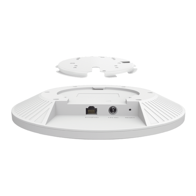 TP-LINK - Punto de Acceso Omada Ultra-Rango / Wi-Fi 6 AX6000 MU-MIMO 4x4 /  Mesh Omada / Alta Densidad de Usuarios / Configuración por Controlador o Stand-Alone / Para Montaje en Techo/pared / Alimentación PoE+
