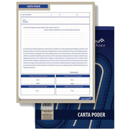 ESTRELLA - BLOCK ESTRELLA CARTA PODER 50 HJS