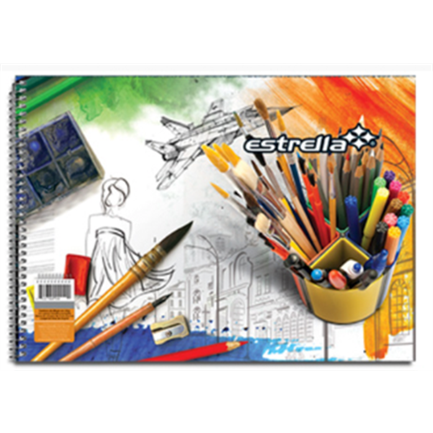 ESTRELLA - CUADERNO ESTRELLA DIBUJO CHINA ESTRELLA C/20 HJS