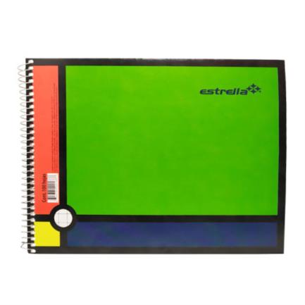 ESTRELLA - Cuaderno Estrella Espiral Forma Italiana C5 C/100 Hojas