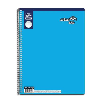 ESTRELLA - Cuaderno Profesional Estrella Star Kids Portada Lisa Cuadro C5 100 Hojas