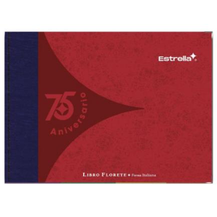 ESTRELLA - Libro Florete Estrella Forma Italiana Raya 240 Hojas
