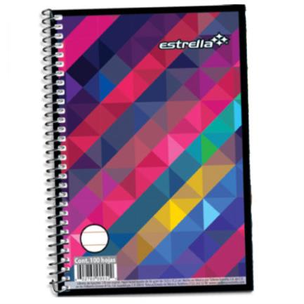 ESTRELLA - LIBRETA ESTRELLA 1/8 ESPIRAL RAYA 100 HJS